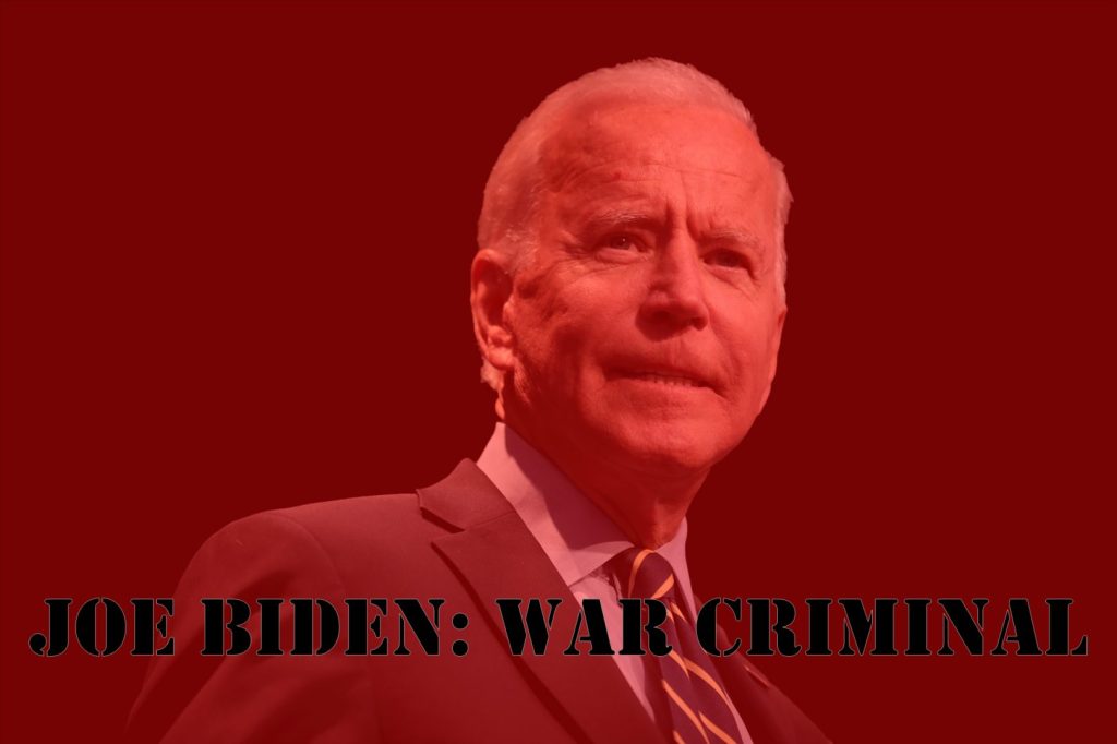 Joe Biden, War Criminal